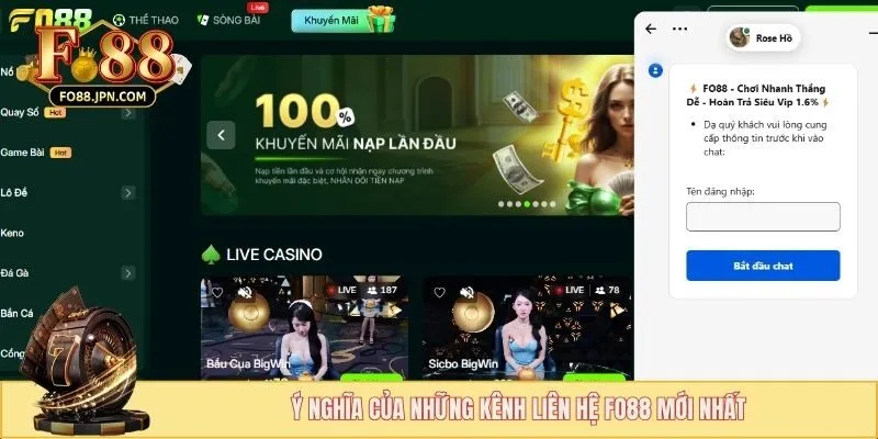 Liên Hệ FO88 - Hỗ Trợ Thông Qua Nhiều Kênh Đa Dạng 1 Ý nghĩa của những kênh liên hệ FO88 mới nhất